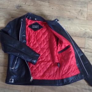 Men's Straight to Hell Genuine Leather Moto Jacket